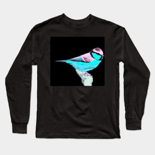 Blue Tit Bird Long Sleeve T-Shirt